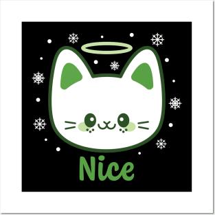 Nice Angel Cat Posters and Art